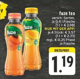 Edeka Fuze Tea Angebot
