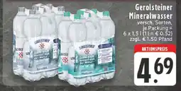 Edeka Gerolsteiner Mineralwasser Angebot