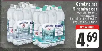 Edeka Gerolsteiner Mineralwasser Angebot