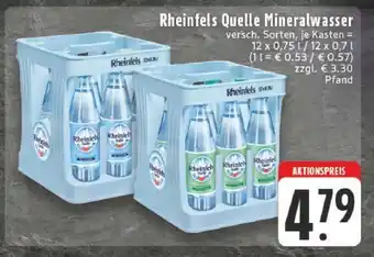 Edeka Rheinfels Quelle Mineralwasser Angebot
