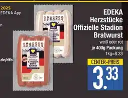Edeka EDEKA Herzstücke Offizielle Stadion Bratwurst Angebot