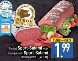 Edeka Reinert Sport-Salami oder Strohschwein Sport-Salami Angebot