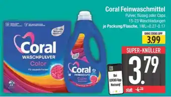 Edeka Coral Feinwaschmittel Angebot