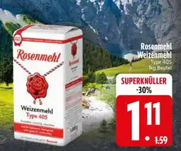 Edeka Rosenmehl Weizenmehl Type 405 Angebot