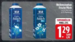Edeka Weihenstephan frische Milch Angebot