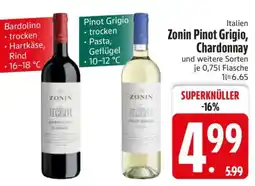 Edeka Zonin Pinot Grigio, Chardonnay Angebot