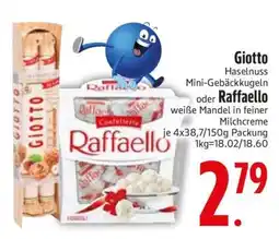 Edeka Giotto oder Raffaello Angebot
