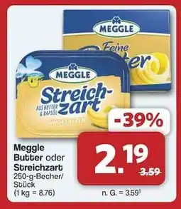 Famila Nord Ost Meggle Butter oder Streichzart Angebot