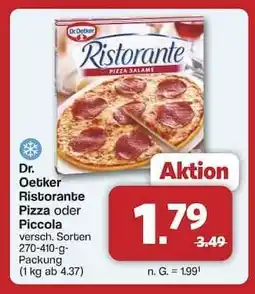 Famila Nord Ost Dr. Oetker Ristorante Pizza oder Piccola Angebot