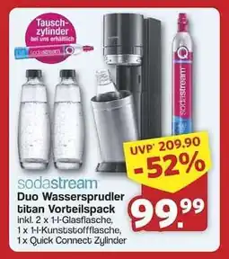 Famila Nord Ost SodaStream Duo Wassersprudler titan Vorteilspack Angebot