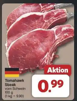 Famila Nord Ost Tomahawk Steak vom Schwein Angebot