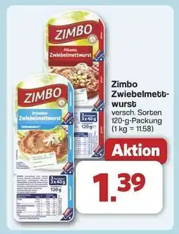 Famila Nord Ost Zimbo Zwiebelmettwurst Angebot