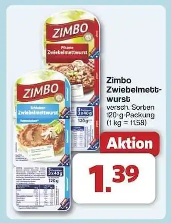 Famila Nord Ost Zimbo Zwiebelmettwurst Angebot