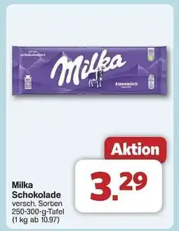 Famila Nord Ost MILKA Schokolade Angebot
