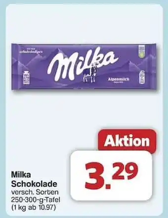 Famila Nord Ost MILKA Schokolade Angebot
