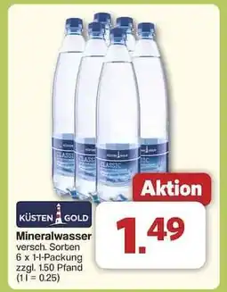 Famila Nord Ost KÜSTENGOLD Mineralwasser Angebot