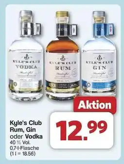 Famila Nord Ost Kyle's Club Rum, Gin oder Vodka Angebot