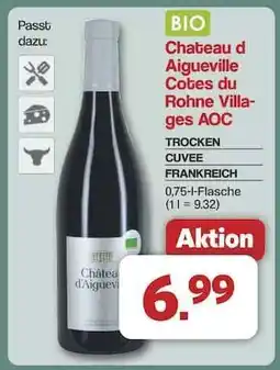 Famila Nord Ost Château d'Aigueville Cotes du Rhone Villages AOC Angebot