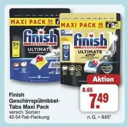 Famila Nord Ost Finish Geschirrspülmittel-Tabs Maxi Pack Angebot