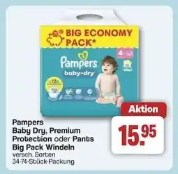 Famila Nord Ost Pampers Baby Dry, Premium Protection oder Pants Big Pack Windeln Angebot