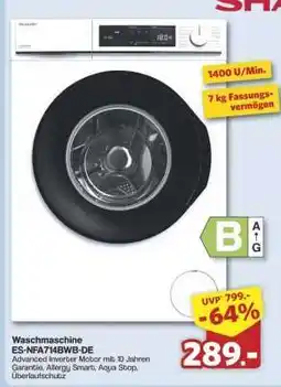 Famila Nord Ost Waschmaschine ES-NFA714BWB-DE Angebot