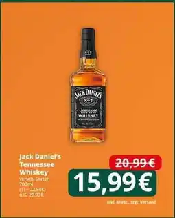 Famila Nord Ost Jack Daniel’s Tennessee Whiskey Angebot