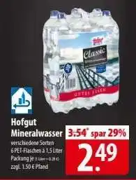 Famila Nord Ost Hofgut Mineralwasser Angebot