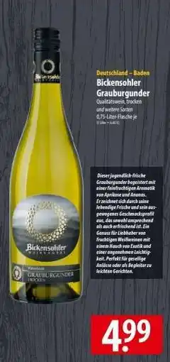 Famila Nord Ost Bickensohler Grauburgunder Angebot
