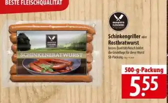 Famila Nord Ost Schinkengriller oder Rostbratwurst Angebot