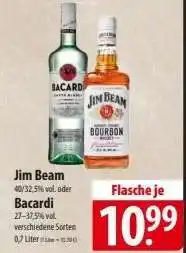 Famila Nord Ost Jim Beam oder Bacardi Angebot
