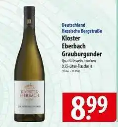 Famila Nord Ost Kloster Eberbach Grauburgunder Angebot