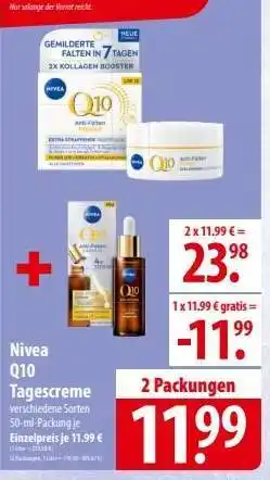 Famila Nord Ost Nivea Q10 Tagescreme Angebot