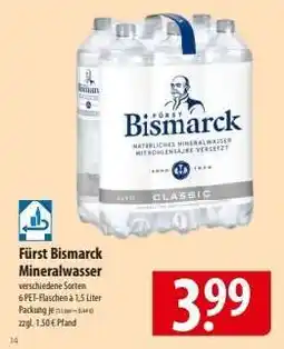 Famila Nord Ost Fürst Bismarck Mineralwasser Angebot