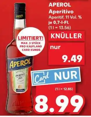 Kaufland APEROL Aperitivo Angebot