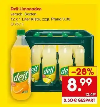 Netto Marken-Discount Deit Limonaden Angebot