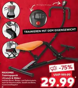 Kaufland MAXXMEE Trainingsgerät Crunch & Glide Angebot