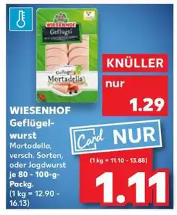 Kaufland WIESENHOF Geflügelwurst Angebot