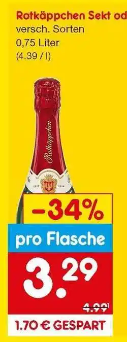 Netto Marken-Discount Rotkäppchen Sekt Angebot