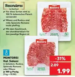 Kaufland MONTORSI Ital. Salami Angebot