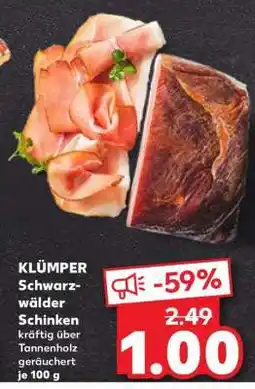Kaufland KLÜMPER Schwarzwälder Schinken Angebot