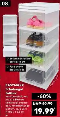 Kaufland EASYMAXX Schuhregal faltbar Angebot