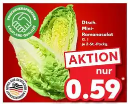 Kaufland Dtsch. Mini-Romanasalat Angebot