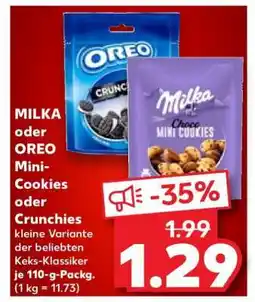 Kaufland MILKA oder OREO Mini-Cookies oder Crunchies Angebot