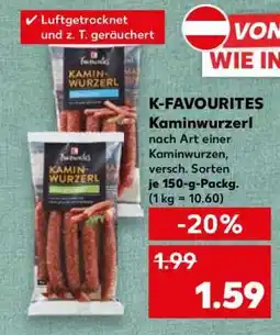 Kaufland K-FAVOURITES Kaminwurzerl Angebot