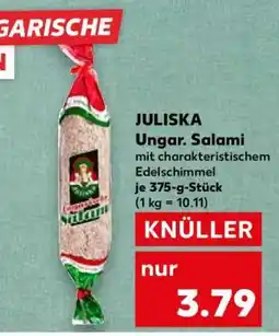 Kaufland JULISKA Ungar. Salami Angebot