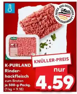 Kaufland K-PURLAND Rinderhackfleisch Angebot