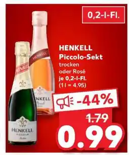 Kaufland Henkell Piccolo Sekt Angebot