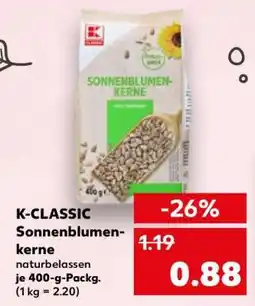 Kaufland K-CLASSIC Sonnenblumenkerne Angebot