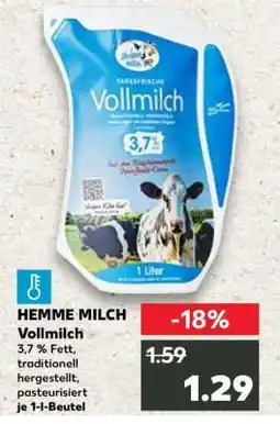 Kaufland HEMME-MILCH Vollmilch Angebot