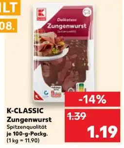 Kaufland K-CLASSIC Zungenwurst Angebot